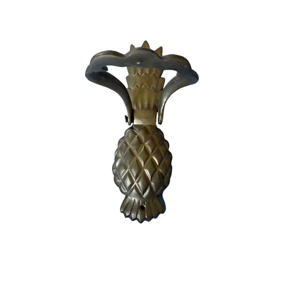 Brass solid pineapple door knocker, 7 x 3